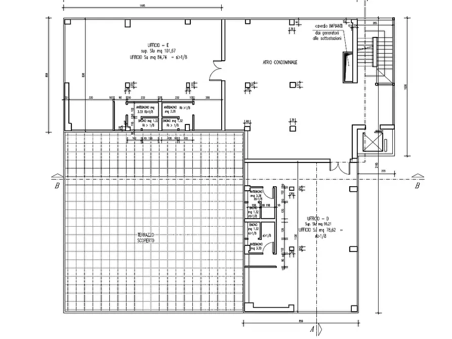Immagine 3 di Ufficio in vendita  a Parma