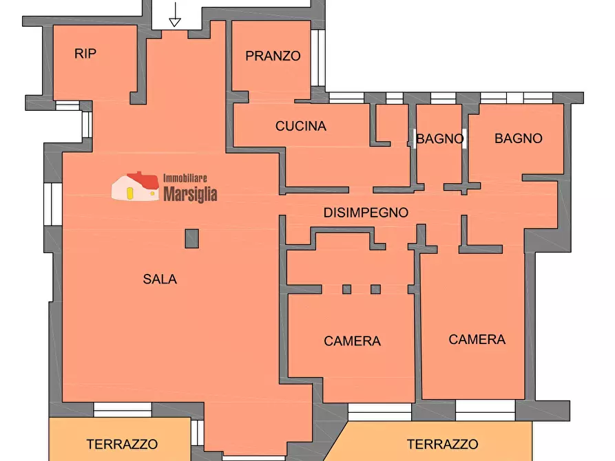 Immagine 21 di Quadrilocale in vendita  in Via Nuvoloni a San Remo