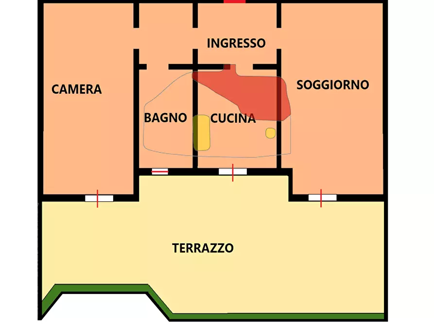 Immagine 14 di Bilocale in vendita  in Strada Privata Vallarino 92 a San Remo