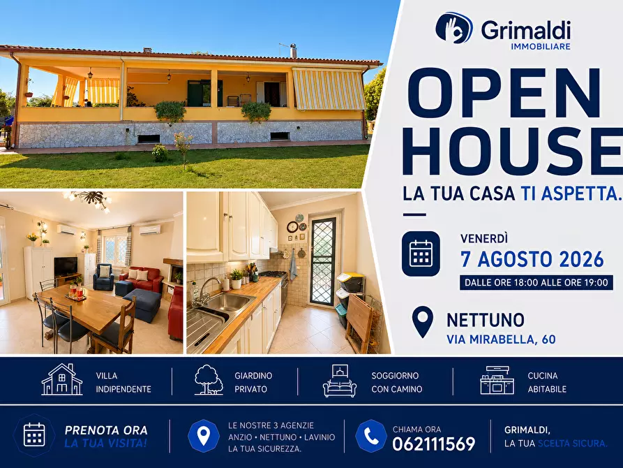 Immagine 1 di Villa in vendita  in Via Mirabella 60 a Nettuno