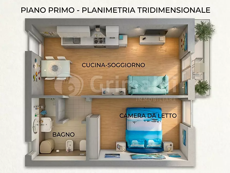 Immagine 12 di Bilocale in vendita  in via Caponegro 61 a Avola