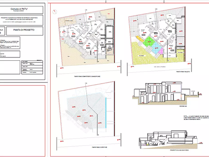 Immagine 8 di Rustico / casale in vendita  in Via Don Luigi Sturzo 6 a Patu'