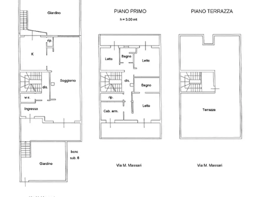 Immagine 51 di Villetta a schiera in vendita  in Via Michele Massari 13 a Lecce