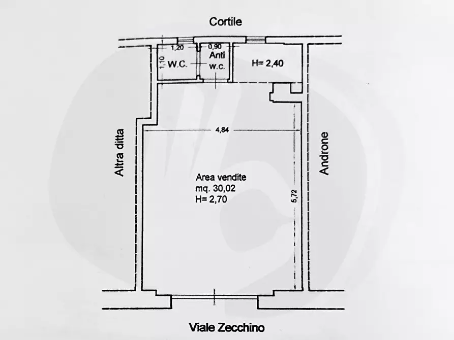 Immagine 10 di Locale commerciale in vendita  in Viale Zecchino 81 a Siracusa