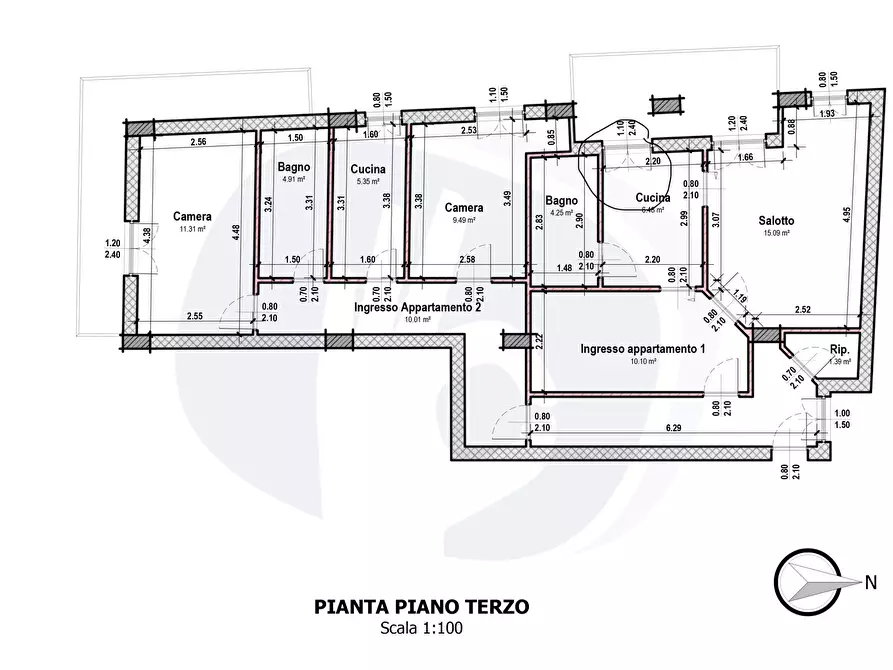 Immagine 18 di Appartamento in vendita  in Via Enna 39 a Siracusa