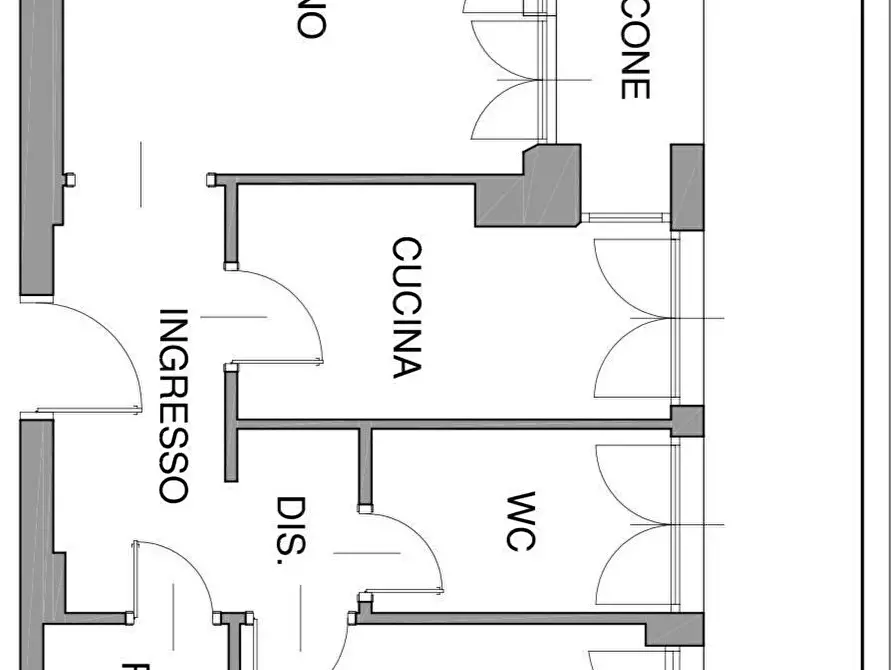 Immagine 13 di Bilocale in vendita  in Via Dante Alighieri 59 a Vercelli