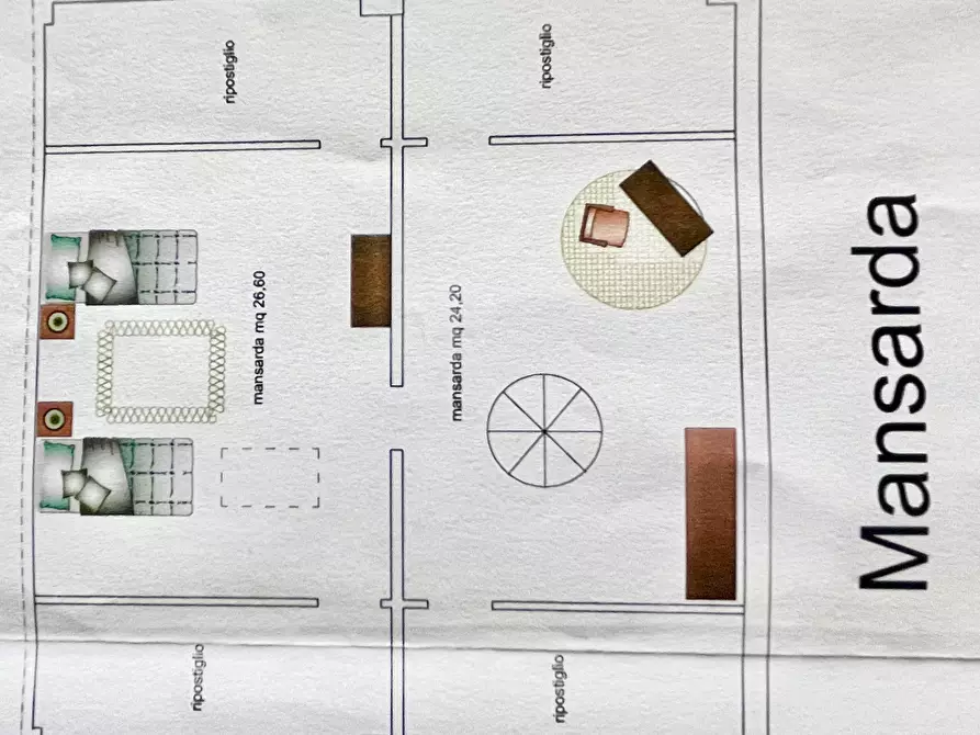 Immagine 13 di Porzione di casa in vendita  a Pietrasanta