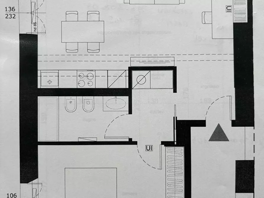 Immagine 22 di Bilocale in affitto  in VIA BELLEZIA 20 a Torino