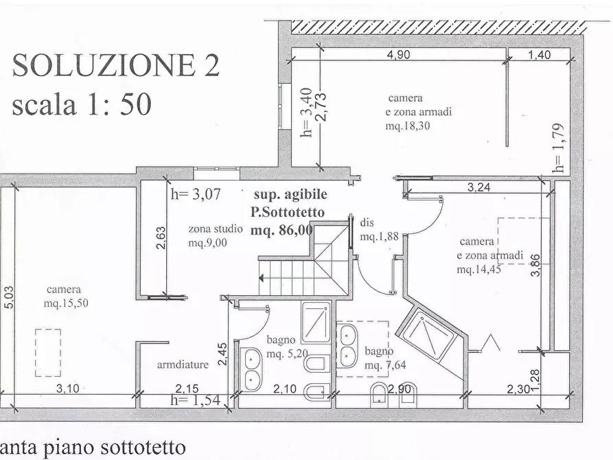 Immagine 24 di Attico in vendita  a Sarzana