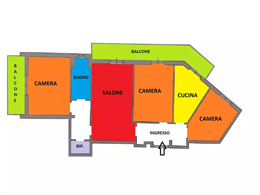 Immagine 8 di Quadrilocale in vendita  in Via Pietro Pennella 5 a Salerno