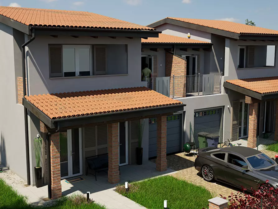 Immagine 1 di Villetta a schiera in vendita  in STRADA DELLA SACCA 6 a Sissa Trecasali