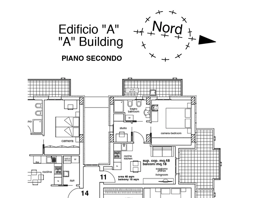 Immagine 23 di Trilocale in vendita  a Acquaviva Picena