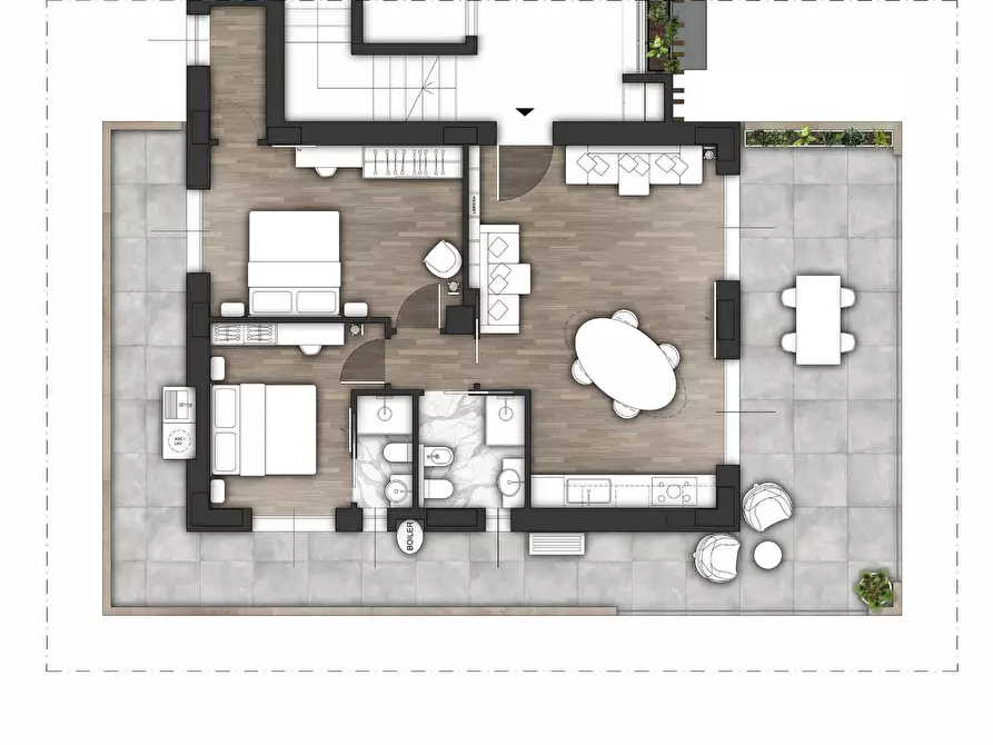 Immagine 4 di Trilocale in vendita  a San Benedetto Del Tronto