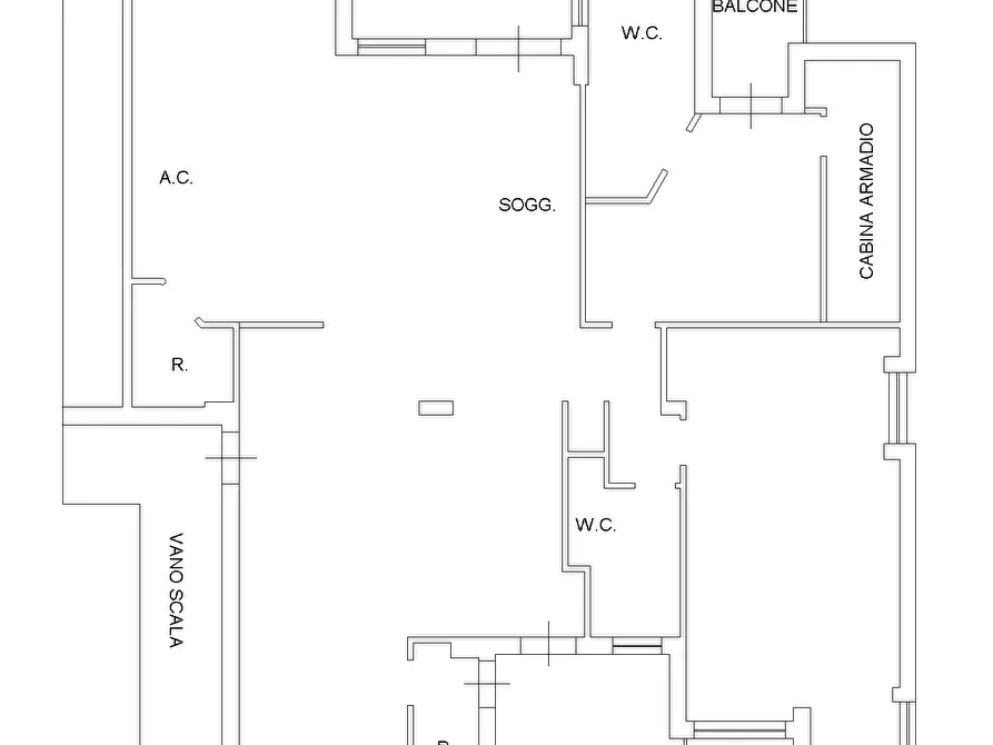 Immagine 23 di Attico in vendita  in Viale Alessandrino 10 a Roma