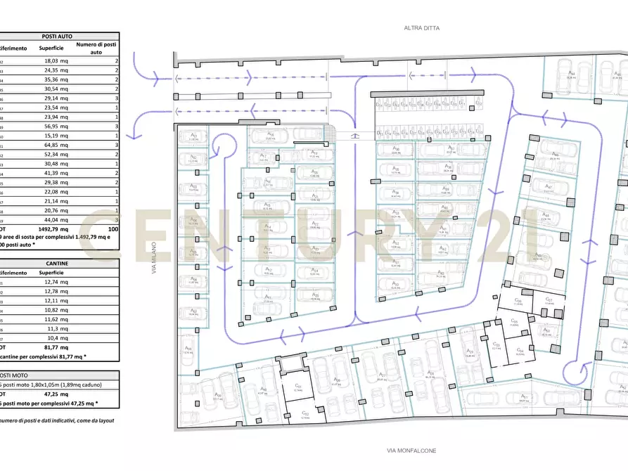 Immagine 11 di Garage in vendita  in Via Milano 93 a Catania