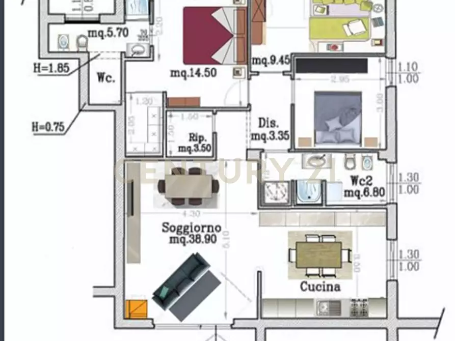 Immagine 5 di Pentalocale in vendita  in Piazza Silone Ignazio 29 a Capalbio