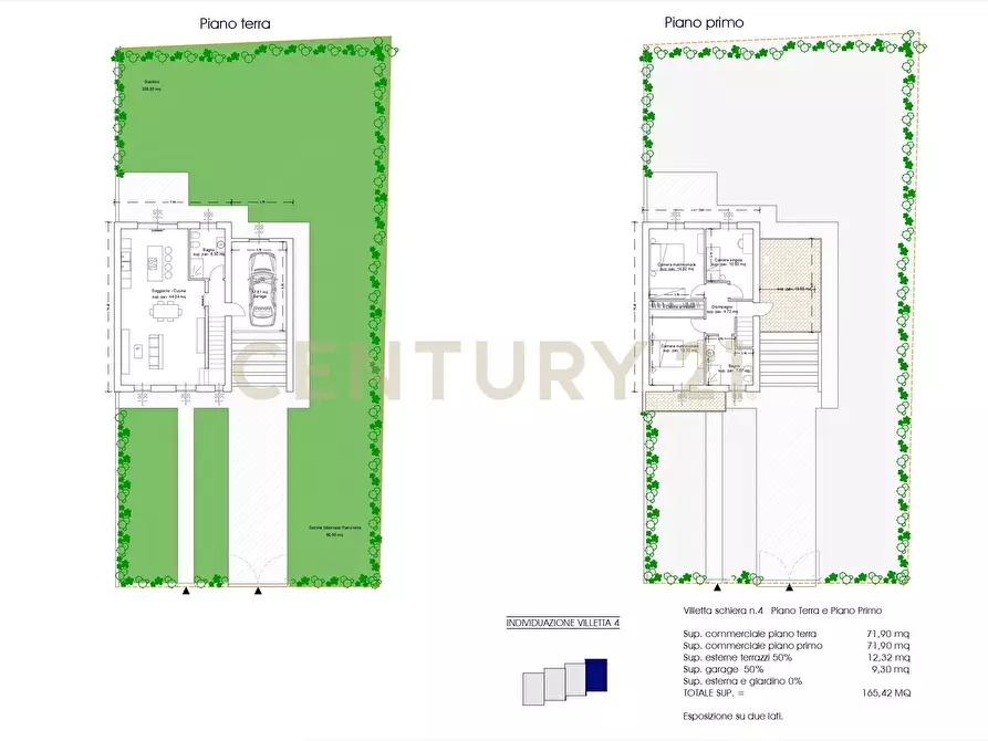 Immagine 15 di Villetta a schiera in vendita  in Via Degli Scaligeri snc a Oppeano