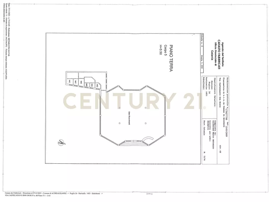Immagine 105 di Rustico / casale in vendita  in Via Castelnuovo Don Bosco 68 a Acireale