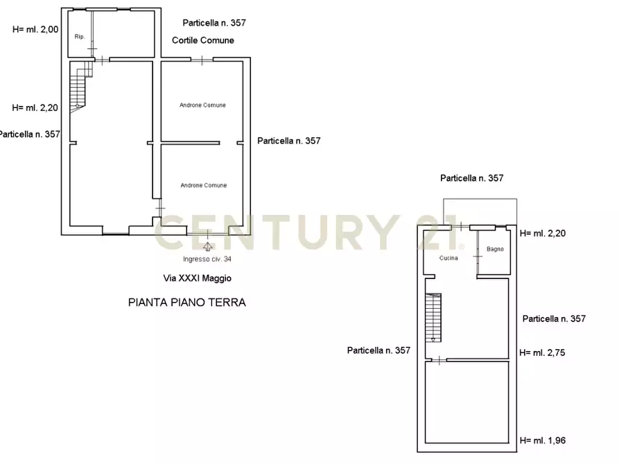 Immagine 47 di Porzione di casa in vendita  in Via XXXI Maggio 34 a Catania