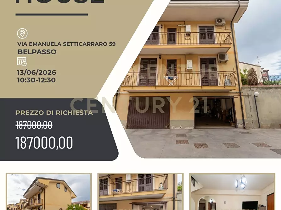 Immagine 1 di Villa in vendita  in Via Emanuela Setticarraro 59 a Belpasso