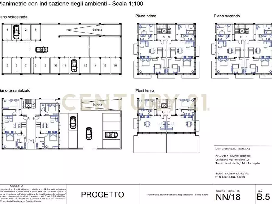 Immagine 32 di Trilocale in vendita  in Via Cavallaro 100 a Catania