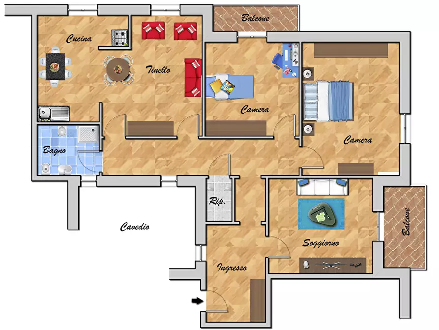 Immagine 47 di Quadrilocale in vendita  in VIA MOLFINO 6 a Genova