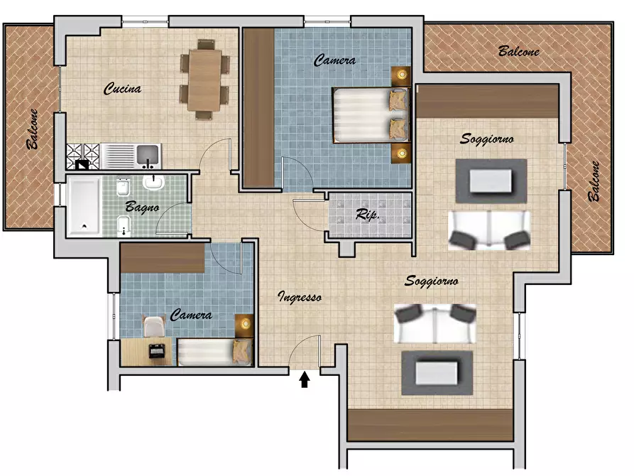 Immagine 41 di Quadrilocale in vendita  in Via Gian Pietro Sery 7 a Genova