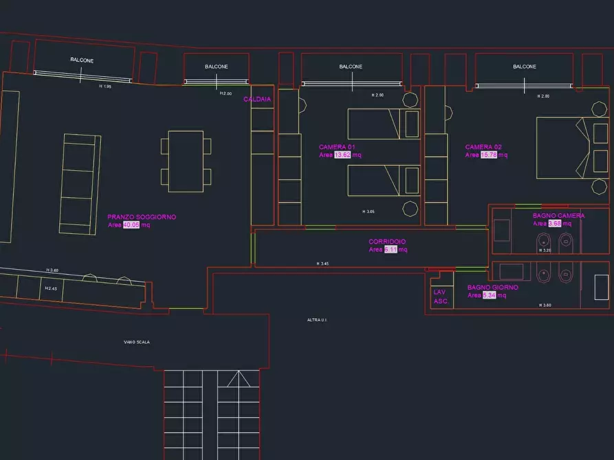Immagine 6 di Bilocale in vendita  in Via Martiri della resistenza a Ancona
