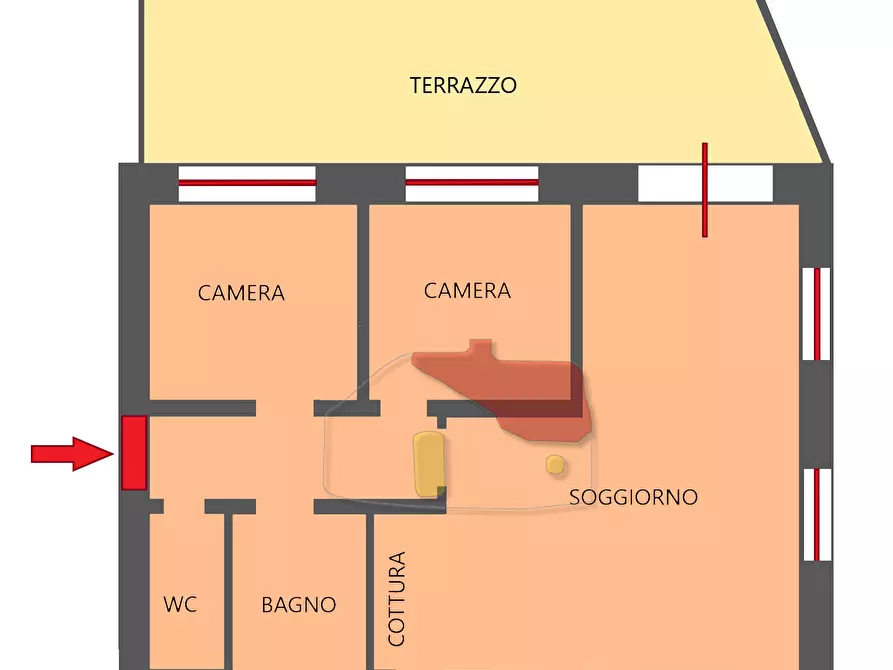 Immagine 25 di Trilocale in vendita  in Via Franco Alfano 37 a San Remo