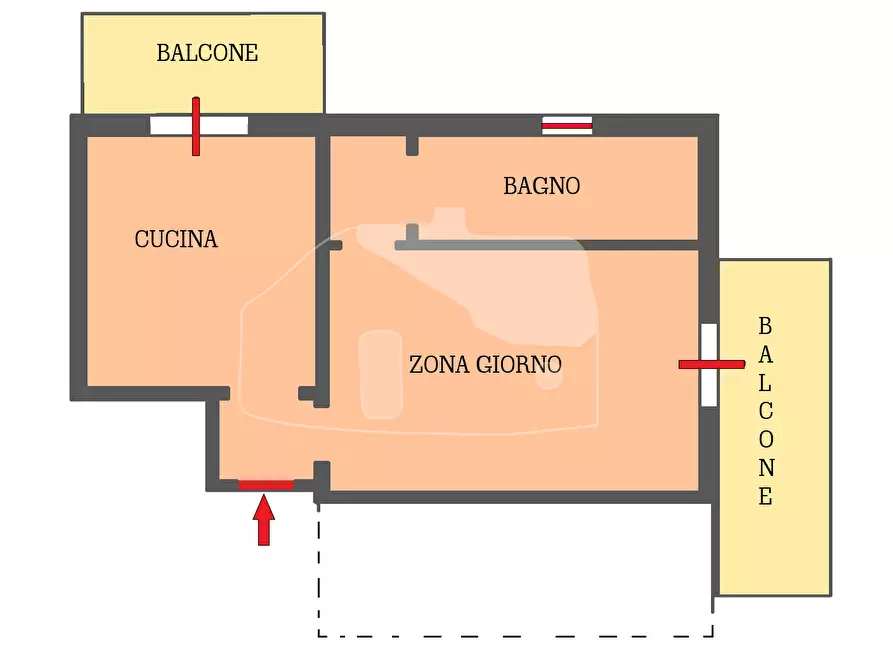 Immagine 15 di Monolocale in vendita  in Strada Solaro 121 a San Remo