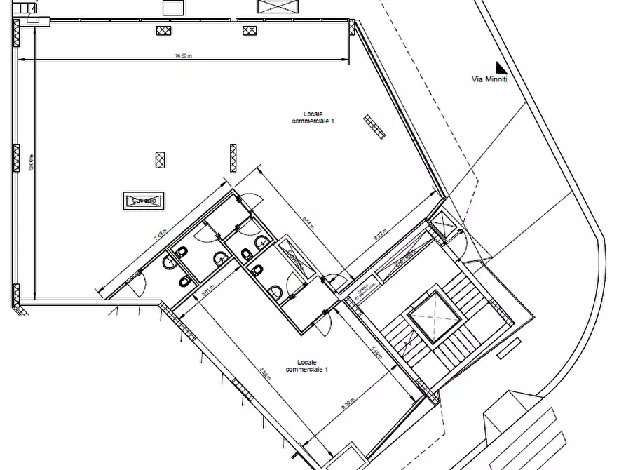 Immagine 8 di Locale commerciale in affitto  in Via Tito MInniti 32 a Lecce