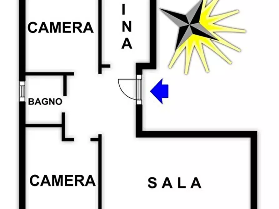 Immagine 40 di Trilocale in affitto  in Via Privata Palme 36 a Recco