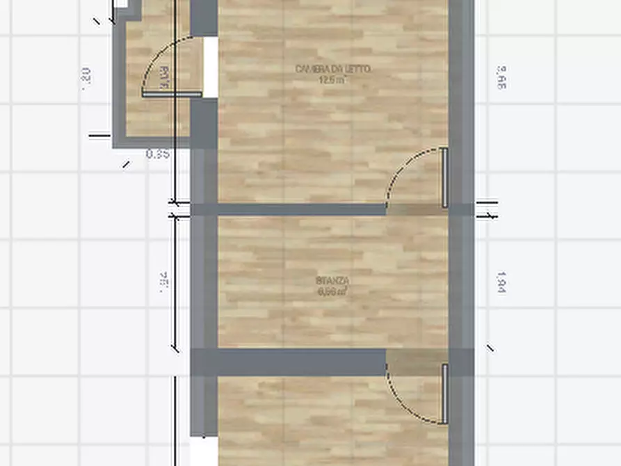 Immagine 36 di Porzione di casa in vendita  a Cesena