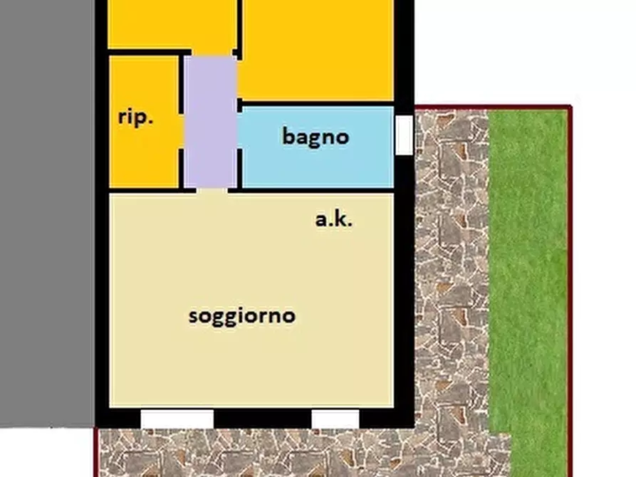 Immagine 1 di Appartamento in vendita  a Rovigo