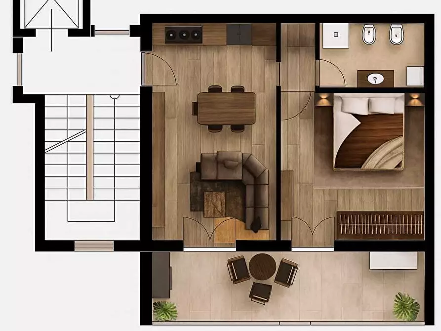 Immagine 1 di Bilocale in vendita  a Silvi