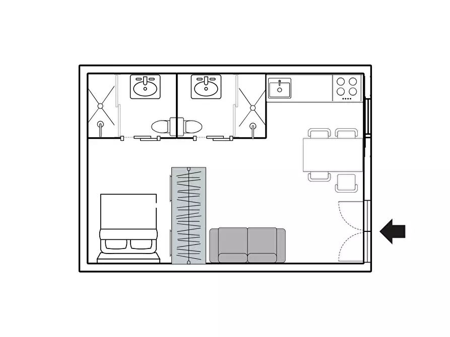 Immagine 16 di Loft/Open space in vendita  a Roma