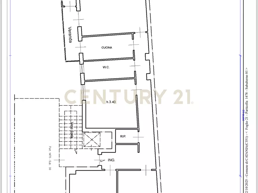 Immagine 43 di Appartamento in vendita  in Via dei Piccioni 9 a Catania