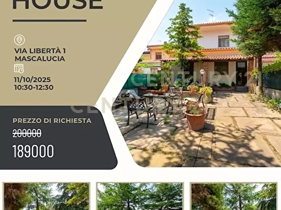 Immagine 1 di Villa in vendita  in Via Libertà 1 a Mascalucia