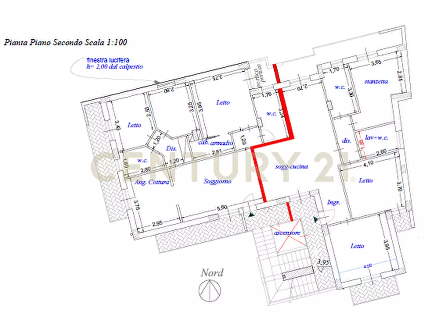 Immagine 3 di Appartamento in vendita  in Via Sabato Martelli Castaldi a Catania