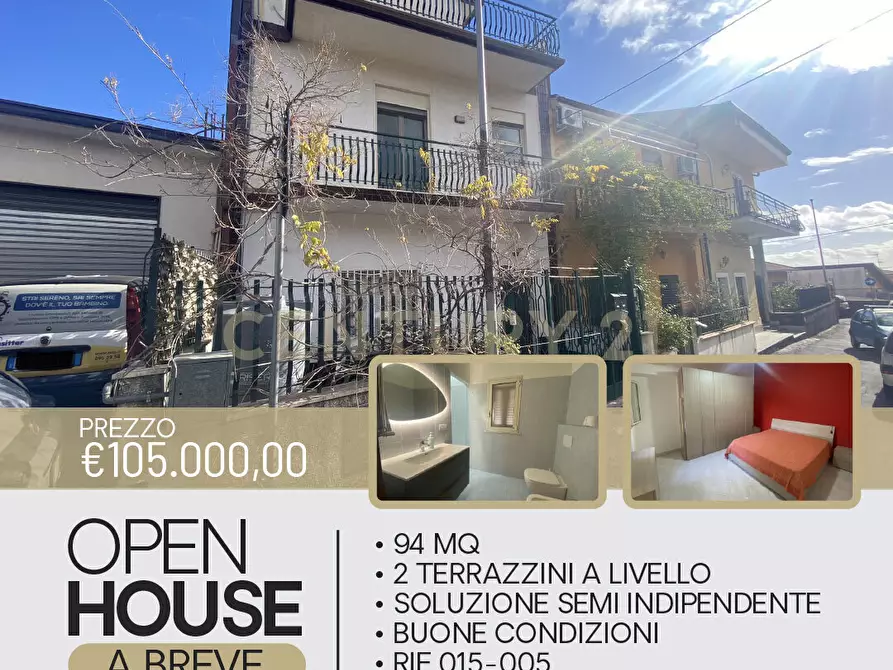 Immagine 1 di Porzione di casa in vendita  in Via Angelo Musco 7 a Mascalucia