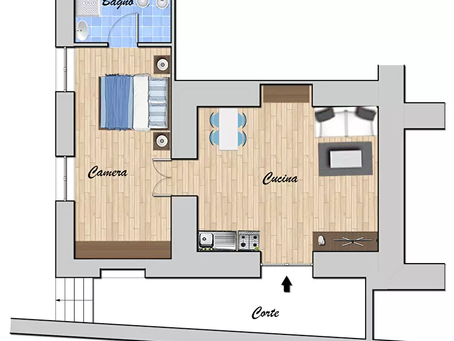 Immagine 21 di Bilocale in vendita  in Via Guglielmo Oberdan a Genova