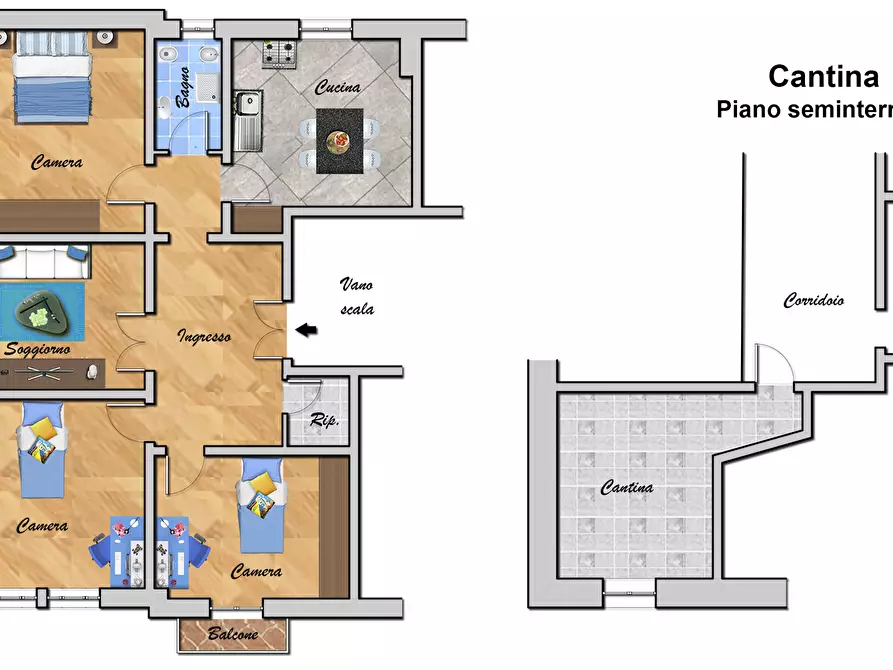 Immagine 39 di Quadrilocale in vendita  in VIA SAN LUIGI 18 a Genova