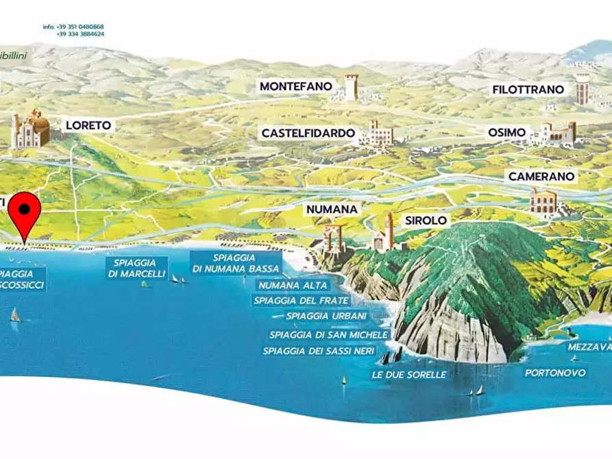 Immagine 3 di Villetta a schiera in vendita  in Via Vasco De gama a Porto Recanati