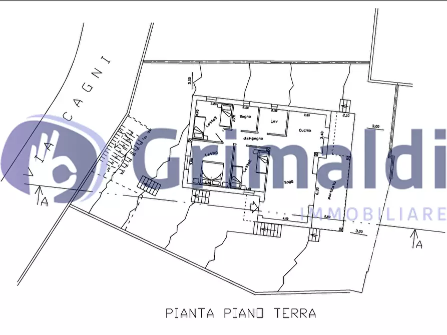 Immagine 4 di Terreno edificabile in vendita  in Via Umberto Cagni 64 a Andrano