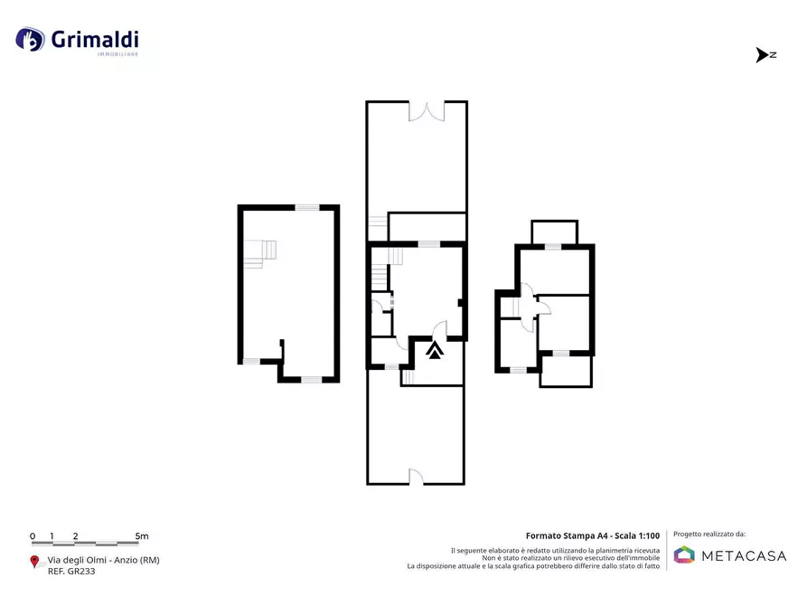 Immagine 3 di Villetta a schiera in vendita  in Via degli Olmi 11 a Anzio