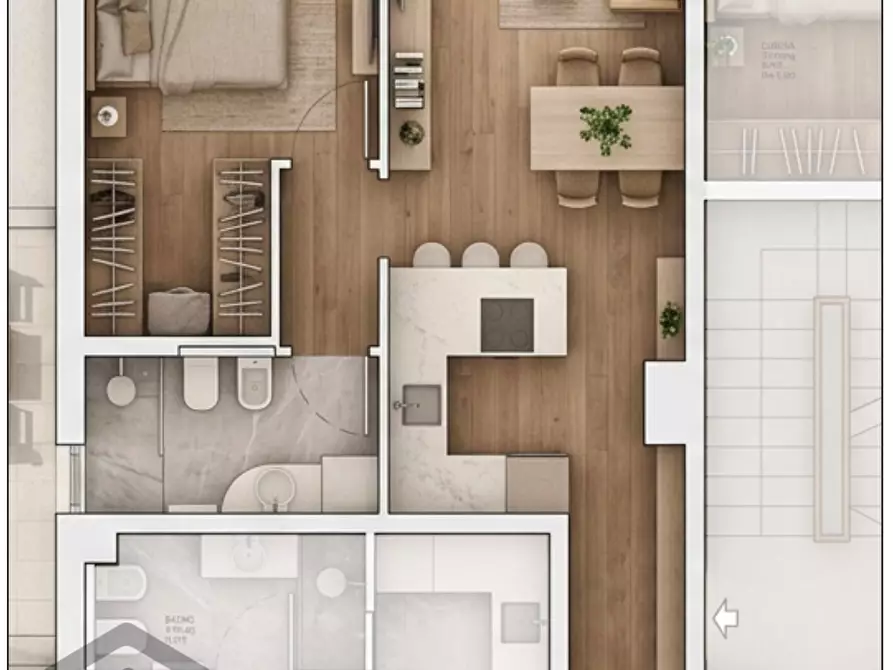 Immagine 1 di Bilocale in vendita  in Viale Aldo Moro 44 a Como