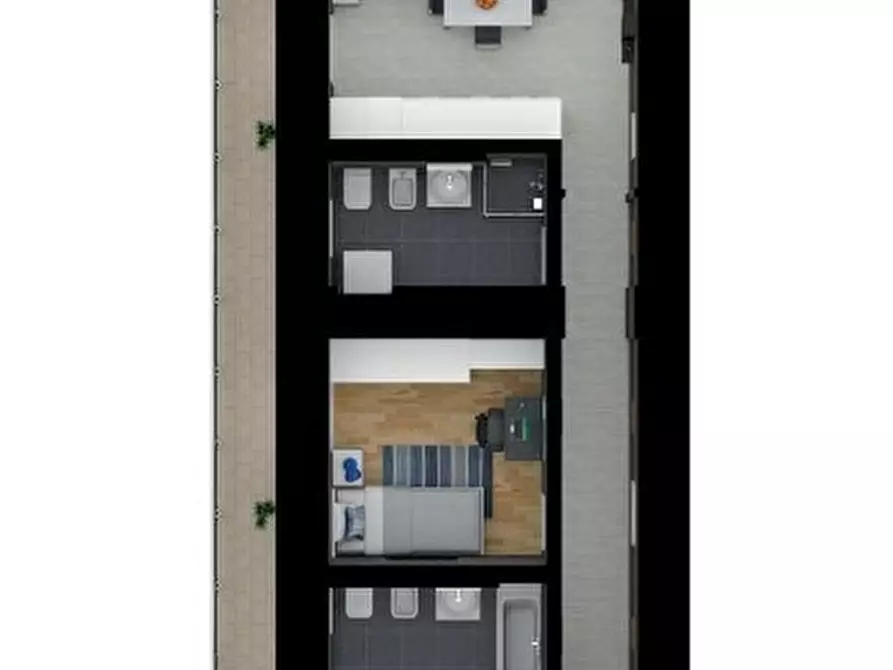 Immagine 4 di Trilocale in vendita  in Via Leonardo da Vinci a Erba