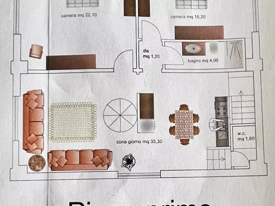 Immagine 12 di Porzione di casa in vendita  a Pietrasanta