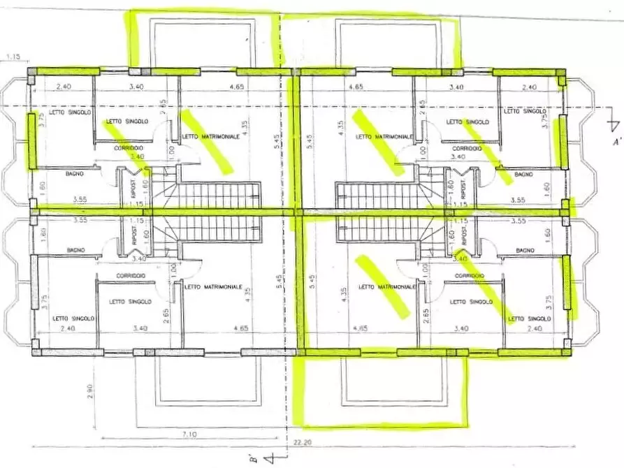 Immagine 12 di Casa trifamiliare in vendita  in Via Filonarda a Anagni