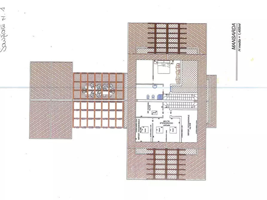 Immagine 25 di Porzione di casa in vendita  in via Confine di San Giorgio 510 a Cesena